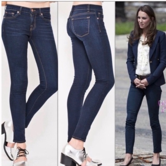 J Brand Mid Rise Skinny Jeans in Blue Sky 29 - Picture 1 of 4